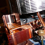 Hurdle #2: The 120mm fan and fan bracket inside the Tuniq Tower does not fit perfectly - I had to raise it by a few millimeters to avoid it touching this part of the DS4's chipset cooler.