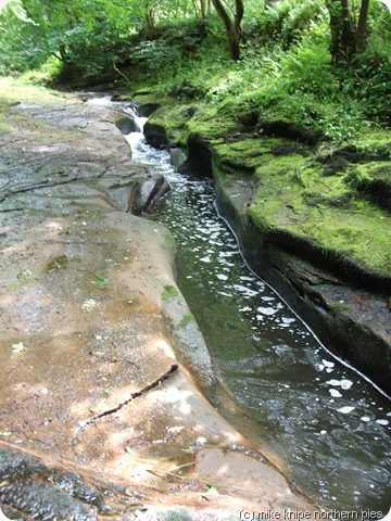 river gelt in a channel