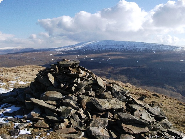 a cairn on calf top