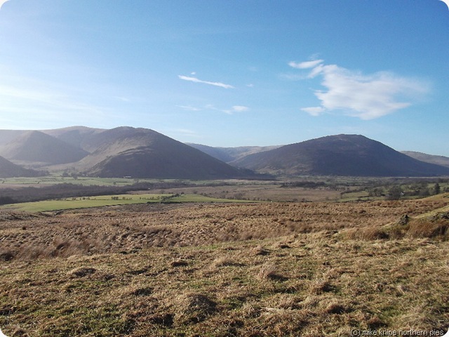 northern fells from eycott hill