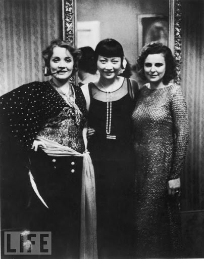 Leni Riefenstahl, Anna May Wong and Marlene Dietrich