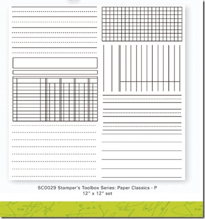 AW Stamper's Toolbox-Paper Classics 12x12 set