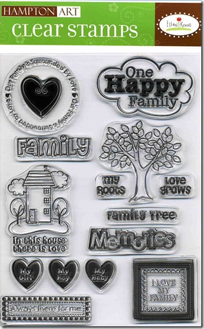 family clear stamp set002