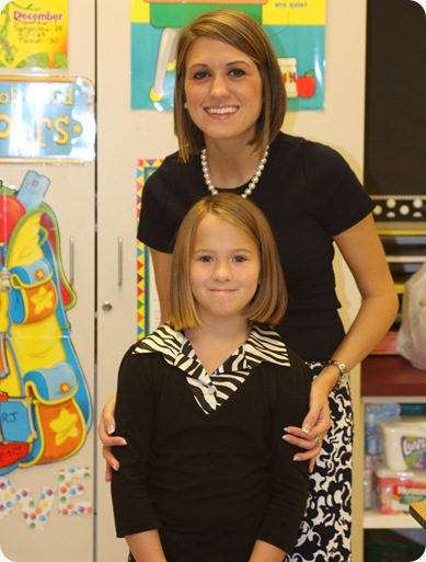 Madison with 3rd grade Teacher Ms. Tuck