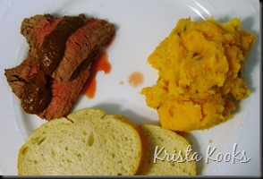 Beef Tenderloin and Parsley Paprika Potaoes