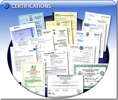 certifications