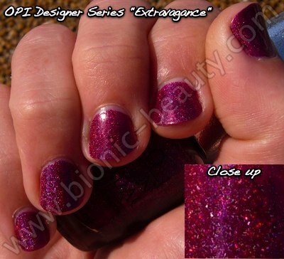 holographic nail polish. of OPI DS nail polish