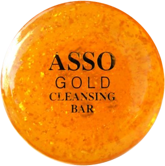 ASSO Gold bar face soap review on Bionic Beauty blog