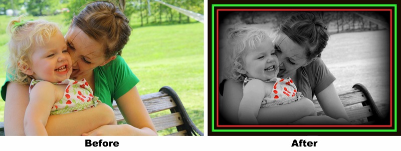 before and after picnik