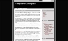 simple-dark-template