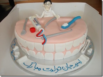 bolo de dentista