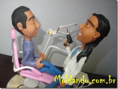 dentista em biscuit