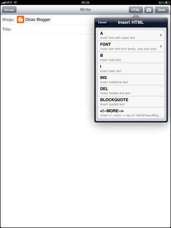 blogger ipad blogger ipad