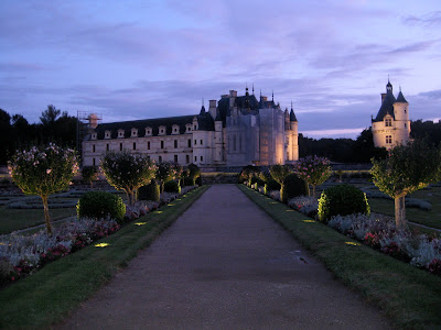 The view of Chateau Chenonceau from its gardens