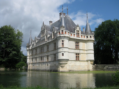 The view of Chateau Azay le Rideau