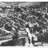 Luftaufnahme von Zinten aus dem Jahr 1930 - von Nord nach Süd