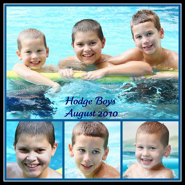 Hodge Boys Swim Collage 8-2010