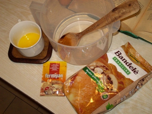Ingredientai tešlai