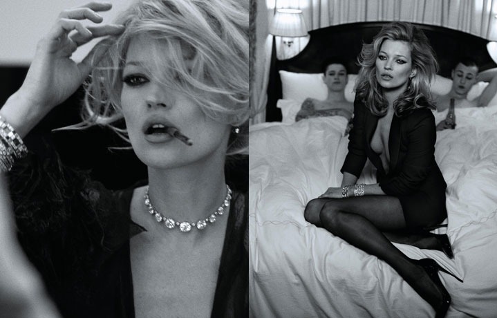 Fashiontography: Kate Moss by Peter Lindbergh, Harper's Bazaar