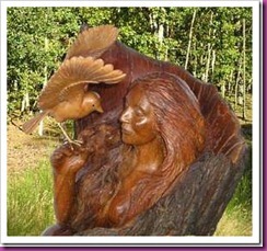 escultura en madera