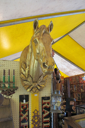 This horse head was really impressive. It was impressively priced as well...$3000.