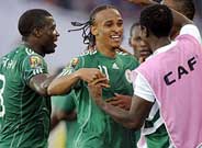 Odemwingie double sends Nigeria into last eight