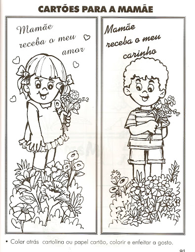 Mother´s day coloring pages