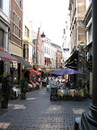 Food street near the Grande Plac - pretty fun to walk through - but touristy and pricey.