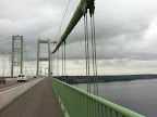 Attempting to walk across the Tacoma Narrows bridge - I don't like heights all that much, the traffic was whipping by, and I was by myself. Didn't do it.