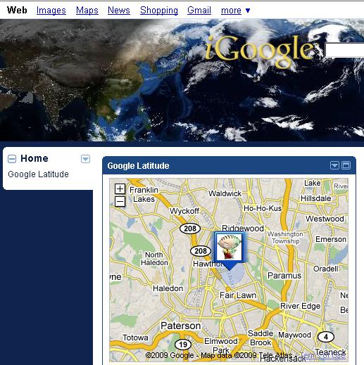 iGoogle Latitude iGoogle Latitude