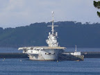 The Clemenceau was once the flagship of the French navy