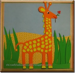 Giraffe Nursery Wall Art