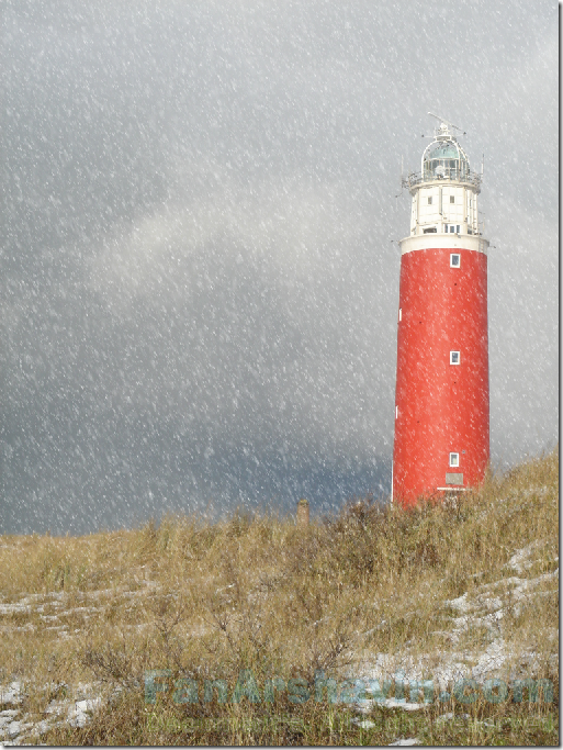 Lighthouse In The Winter Season