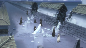 bleach_movie2: Seireitei após ataque