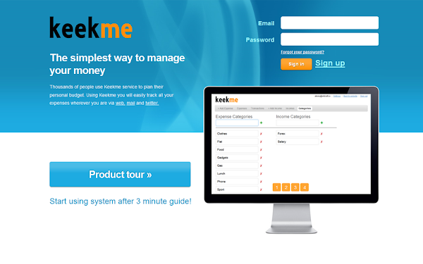 Keekme - the simplest way to manage your money Keekme - the simplest way to manage your money