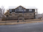 North side of house with trim