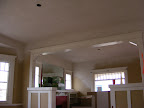 Living and dinings room with new ceilings