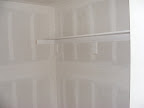 Master closet shelf