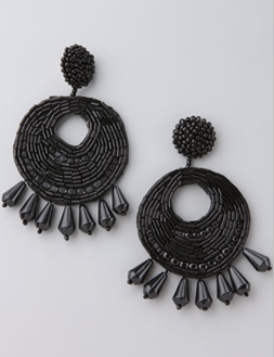 Kenneth Jay Lane Black Earrings