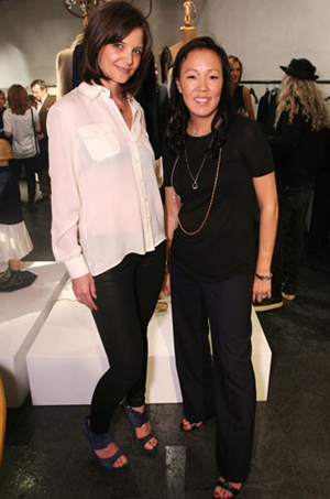 Katie Holmes effortless chic fall