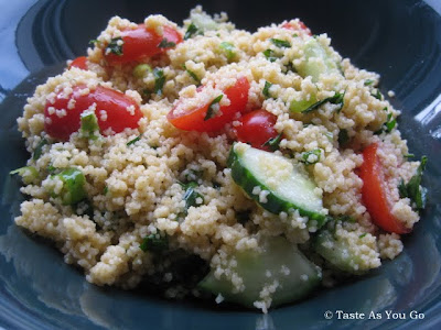 Simple Summer Couscous Salad - Photo by Taste As You Go