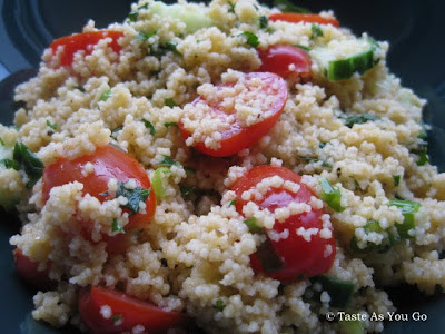 Simple Summer Couscous Salad - Photo by Taste As You Go