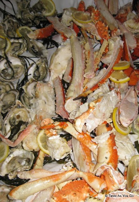 Selection of Fresh Seafood at the Foodbuzz Cocktail Party at David Burke Townhouse - Photo by Taste As You Go