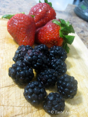Strawberries and Blackberries - Photo by Taste As You Go