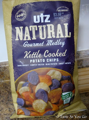 Utz Natural Gourmet Medley Kettle Cooked Potato Chips - Photo by Taste As You Go