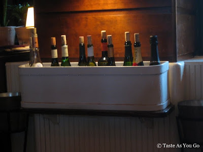 Window Boxes of Wine at The Standard Grill in New York, NY - Photo by Taste As You Go