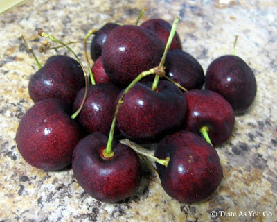 Handful of Fresh Cherries - Photo by Taste As You Go