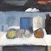 12735 - Stilleven met blauwe vaas - 40 x 50 cm - € 2450,=