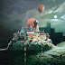13350 - De ballonvlucht - 40x60 cm - € 3750,=