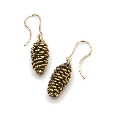 золотые серьги - шишки Aurelie Bidermann